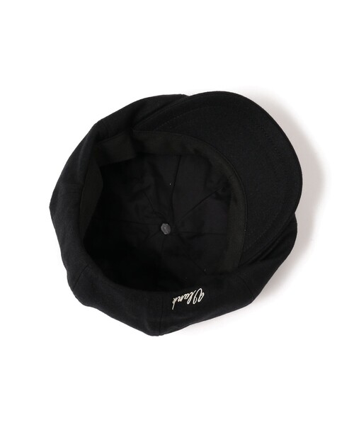 B:MING by BEAMS（ビーミングバイビームス）の「VLANK x B:MING by BEAMS / 別注 ヘリンボーンウール ハンチング（ハンチング/ベレー帽・メンズ・チャコールグレー/ブラック・ONE SIZE）」の8枚目の写真