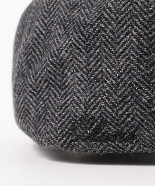 B:MING by BEAMS（ビーミングバイビームス）の「VLANK x B:MING by BEAMS / 別注 ヘリンボーンウール ハンチング（ハンチング/ベレー帽・メンズ・チャコールグレー/ブラック・ONE SIZE）」の12枚目の写真