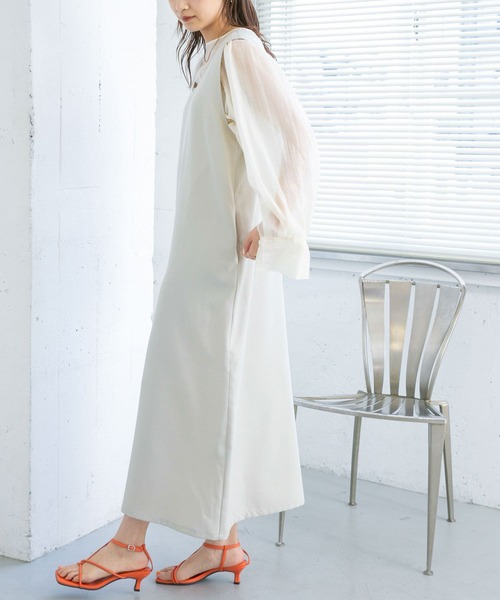 KBF（ケイビーエフ）の「2WAYジャンパースカート（ワンピース・レディース・チャコールグレー/ブラック/ベージュ系その他・ONE）」の16枚目の写真