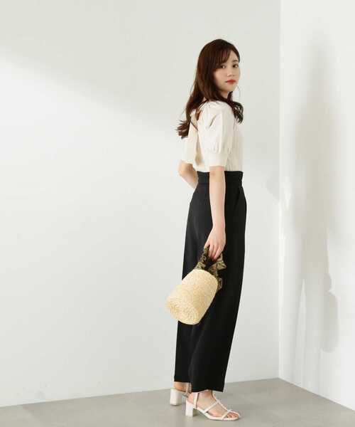 PROPORTION BODY DRESSING(プロポーションボディドレッシング)の「ランダムリブバックリボンニット / 1213270702(ニット/セーター・レディース・ブラック/ピンク/グリーン/オフホワイト・FREE)」の8枚目の写真