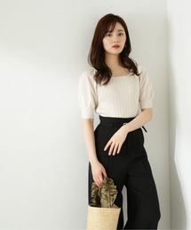 PROPORTION BODY DRESSING | ランダムリブバックリボンニット / 1213270702(ニット/セーター)