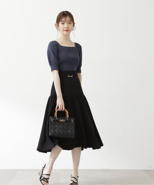 PROPORTION BODY DRESSING(プロポーションボディドレッシング)の「ランダムリブバックリボンニット / 1213270702(ニット/セーター・レディース・ブラック/ピンク/グリーン/オフホワイト・FREE)」の11枚目の写真