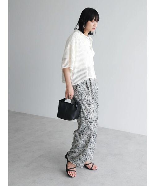 ELENCARE DUE（エレンカーレデュエ）の「・ELENCARE　DUE　メッシュレースシャツ（シャツ/ブラウス・レディース・ブラック/アイボリー・FREE）」の15枚目の写真