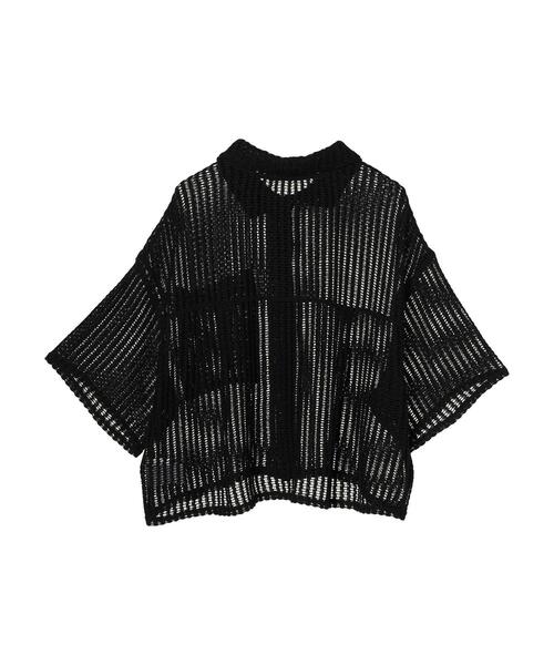 ELENCARE DUE（エレンカーレデュエ）の「・ELENCARE　DUE　メッシュレースシャツ（シャツ/ブラウス・レディース・ブラック/アイボリー・FREE）」の17枚目の写真