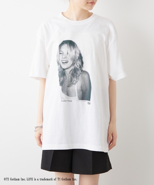 WHIMSIC（ウィムジック）の「【LIFE×WHIMSIC】DOT（Tシャツ/カットソー・メンズ・ホワイト/ブラック・FREE）」の5枚目の写真