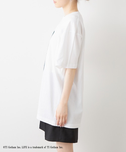 WHIMSIC（ウィムジック）の「【LIFE×WHIMSIC】DOT（Tシャツ/カットソー・メンズ・ホワイト/ブラック・FREE）」の6枚目の写真