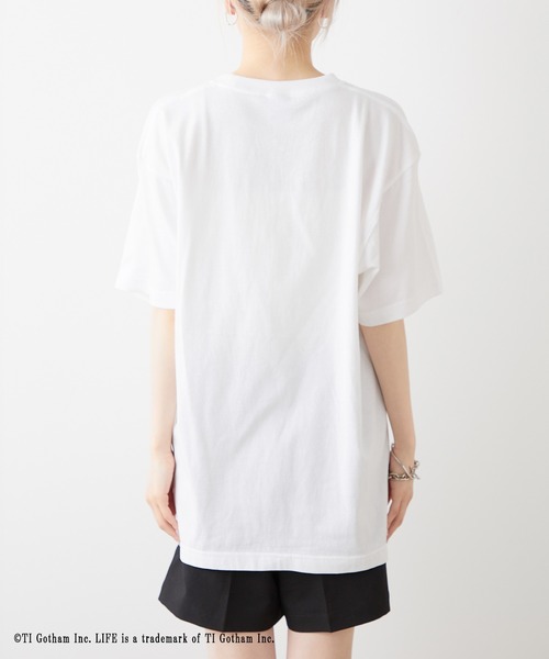 WHIMSIC（ウィムジック）の「【LIFE×WHIMSIC】DOT（Tシャツ/カットソー・メンズ・ホワイト/ブラック・FREE）」の7枚目の写真