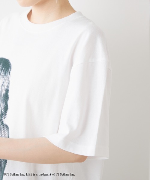 WHIMSIC（ウィムジック）の「【LIFE×WHIMSIC】DOT（Tシャツ/カットソー・メンズ・ホワイト/ブラック・FREE）」の11枚目の写真