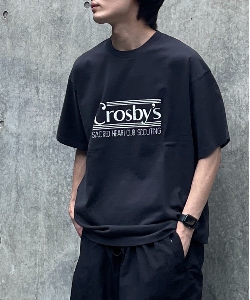 niko and...（ニコアンド）の「レトロデザインプリントＴ（Tシャツ/カットソー・メンズ・チャコール/その他1/その他2/ブルー/イエロー/オレンジ・LARGE/MEDIUM）」の2枚目の写真