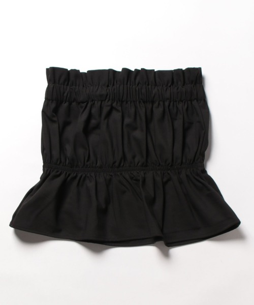 wee9s(ウィークス)の「plus one bustier / プラスワンビスチェ(ベスト・レディース・ブラック/アイボリー/ベージュ/ネイビー・FREE)」の8枚目の写真