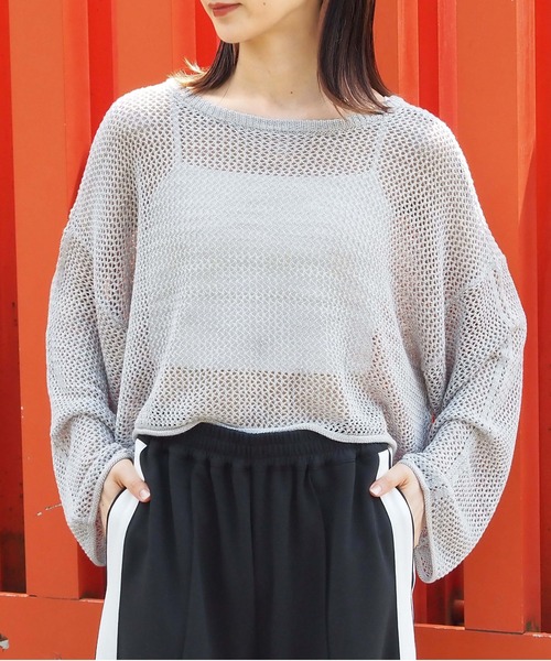 tiptop（ティップトップ）の「MIXリボン2wayカーディガン（カーディガン/ボレロ・レディース・ブルー/ブラック/グレー・FREE）」の8枚目の写真