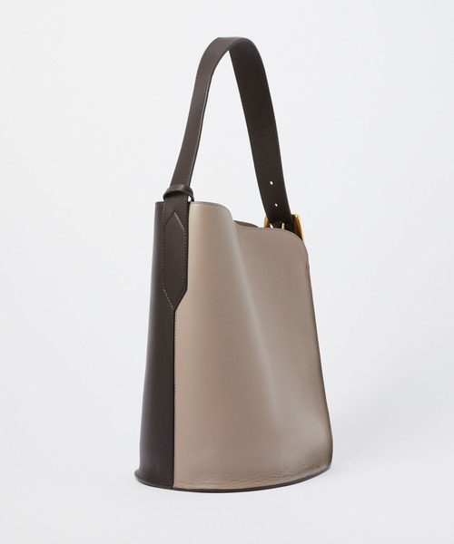 J&M Davidson（ジェイアンドエムデヴィッドソン）の「J&M DAVIDSON BICOLOUR QUIVER BUCKET ジェイアンドエムデヴィッドソン バイカラー クイバー バケット トートバッグ（トートバッグ・レディース・ダークブラウン・FREE）」の5枚目の写真