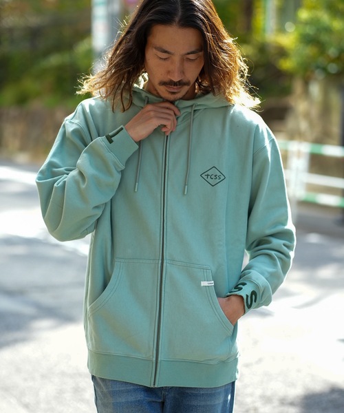 TCSS（ティーシーエスエス）の「ZIP PAKA/Critical Slide(クリティカルスライド)TCSSジップアップパーカー（パーカー・メンズ・ミント/ブルー/ブラック・LARGE/MEDIUM/X-LARGE/SMALL）」の16枚目の写真