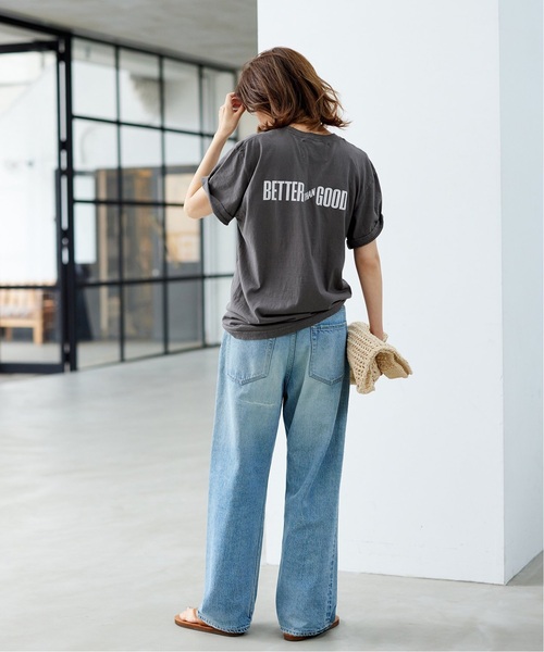 FRAMeWORK(フレームワーク)の「≪WEB限定追加≫【BETTER THAN GOOD/ベターザングッド】NCSGI TEE2(Tシャツ/カットソー・レディース・ホワイト/グレー・FREE)」の5枚目の写真