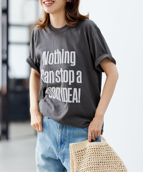 FRAMeWORK(フレームワーク)の「≪WEB限定追加≫【BETTER THAN GOOD/ベターザングッド】NCSGI TEE2(Tシャツ/カットソー・レディース・ホワイト/グレー・FREE)」の6枚目の写真