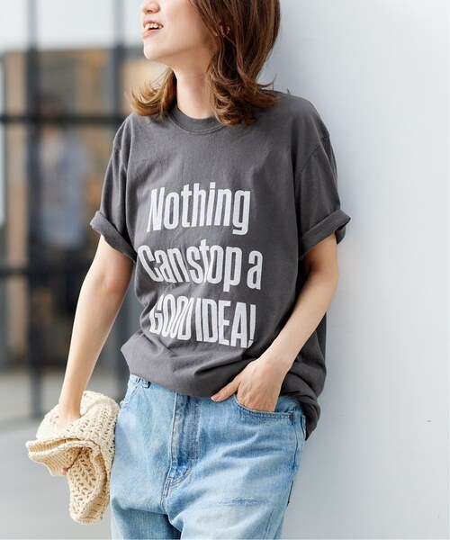 FRAMeWORK(フレームワーク)の「≪WEB限定追加≫【BETTER THAN GOOD/ベターザングッド】NCSGI TEE2(Tシャツ/カットソー・レディース・ホワイト/グレー・FREE)」の7枚目の写真