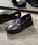 PADRONE�i�p�h���[�l�j�́uPADRONE �p�h���[�l / LOAFERS with VIBRAM SOLE �r�u�����\�[�����[�t�@�[ ���{�� / PU8840-2002�i���[�t�@�[�j�v�b�u���b�N