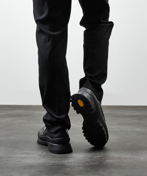 PADRONE(パドローネ)の「PADRONE パドローネ / LOAFERS with VIBRAM SOLE ビブラムソールローファー 日本製 / PU8840-2002(ローファー・メンズ・ブラック・40/41/42/43)」の14枚目の写真