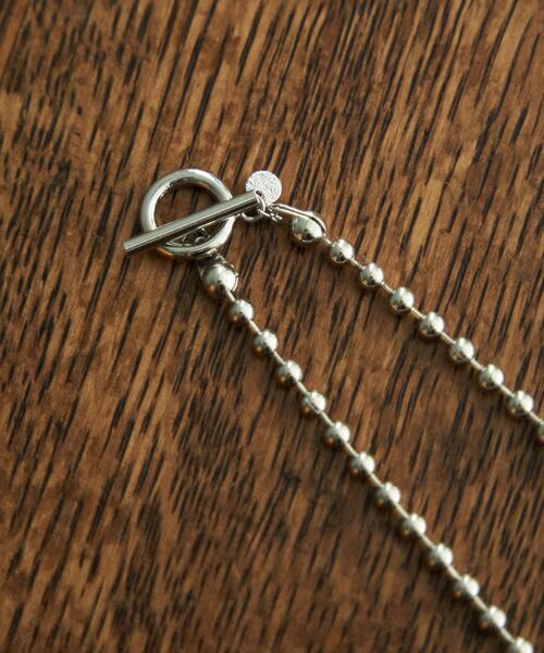 coen（コーエン）の「3.2ボールチェーンマンテルショートネックレス（ネックレス・レディース・シルバー・FREE）」の4枚目の写真