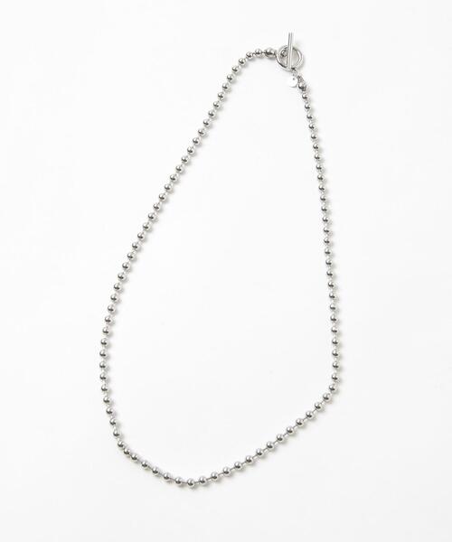 coen（コーエン）の「3.2ボールチェーンマンテルショートネックレス（ネックレス・レディース・シルバー・FREE）」の5枚目の写真