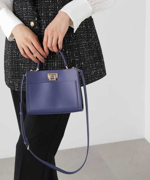 NATURAL BEAUTY BASIC（ナチュラルビューティーベーシック）の「◇【美人百花12月号・Oggi掲載】ブリジットショルダー（ショルダーバッグ・レディース・ブラック/グレー/ボルドー/ブルー・ﾌﾘ-）」の3枚目の写真