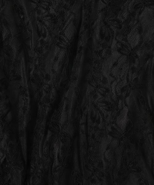 mysty woman（ミスティウーマン）の「起毛レースボリュームスリーブブラウス　974827（シャツ/ブラウス・レディース・マスタード/アイボリー/ブラック・FREE）」の12枚目の写真