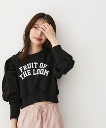 【FRUIT OF THE LOOM別注】オープンショルダースウェット