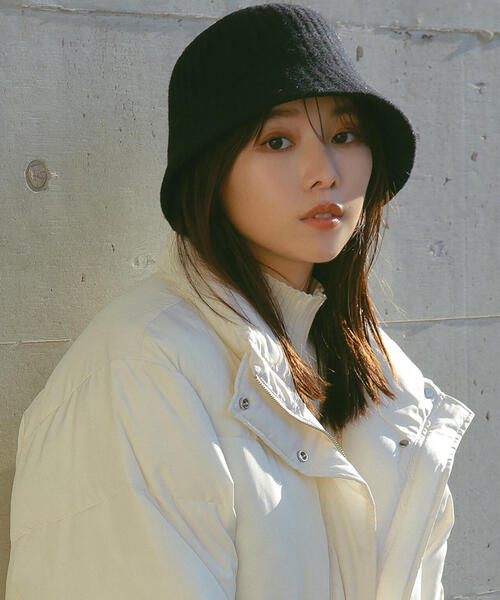 N.（N. Natural Beauty Basic）（エヌエヌナチュラルビューティーベーシック）の「◆バスクラウンドハット（ハット・レディース・ホワイト/ブラック・MEDIUM）」の11枚目の写真