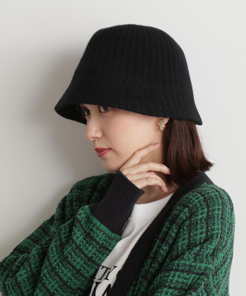 N.（N. Natural Beauty Basic）（エヌエヌナチュラルビューティーベーシック）の「◆バスクラウンドハット（ハット・レディース・ホワイト/ブラック・MEDIUM）」の19枚目の写真