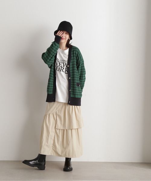 N.（N. Natural Beauty Basic）（エヌエヌナチュラルビューティーベーシック）の「◆バスクラウンドハット（ハット・レディース・ホワイト/ブラック・MEDIUM）」の7枚目の写真