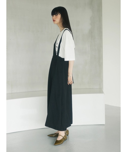 armonia（アルモニーア）の「a.　アシメジャンスカ（ワンピース・レディース・ブラック/カーキ・FREE）」の4枚目の写真