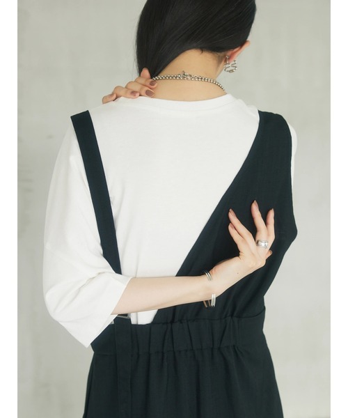 armonia（アルモニーア）の「a.　アシメジャンスカ（ワンピース・レディース・ブラック/カーキ・FREE）」の10枚目の写真