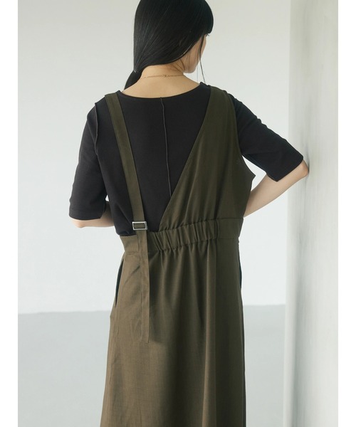 armonia（アルモニーア）の「a.　アシメジャンスカ（ワンピース・レディース・ブラック/カーキ・FREE）」の18枚目の写真