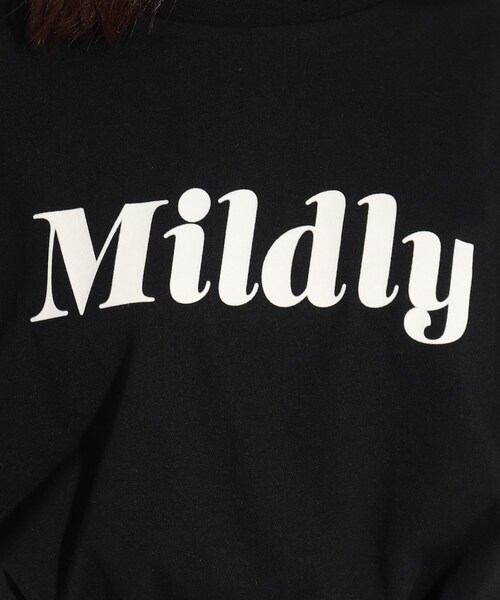 PINK-latte（ピンクラテ）の「◆【130cm/165cmあり】袖ボリュームロゴロンT（Tシャツ/カットソー・キッズ・オフホワイト/ライトブルー/ブラック/ダークブラウン・02/13/14/16/15 ）」の10枚目の写真