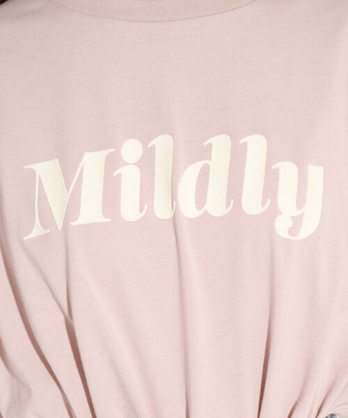 PINK-latte（ピンクラテ）の「◆【130cm/165cmあり】袖ボリュームロゴロンT（Tシャツ/カットソー・キッズ・オフホワイト/ライトブルー/ブラック/ダークブラウン・02/13/14/16/15 ）」の17枚目の写真