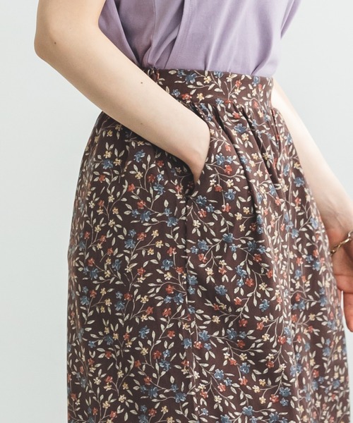 pairmanon（ペアマノン）の「総柄裾フレアガウチョパンツ（その他パンツ・レディース・イエロー系その他/ホワイト系その他2/ブルー系その他/テラコッタ/ブラウン系その他3・FREE）」の8枚目の写真