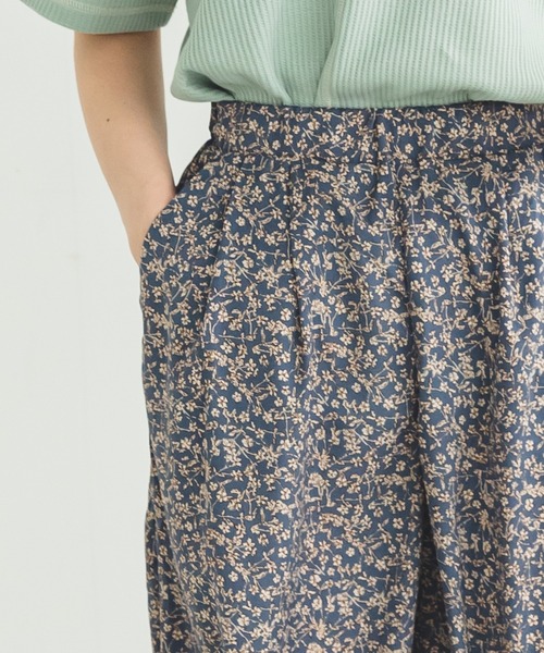 pairmanon（ペアマノン）の「総柄裾フレアガウチョパンツ（その他パンツ・レディース・イエロー系その他/ホワイト系その他2/ブルー系その他/テラコッタ/ブラウン系その他3・FREE）」の12枚目の写真