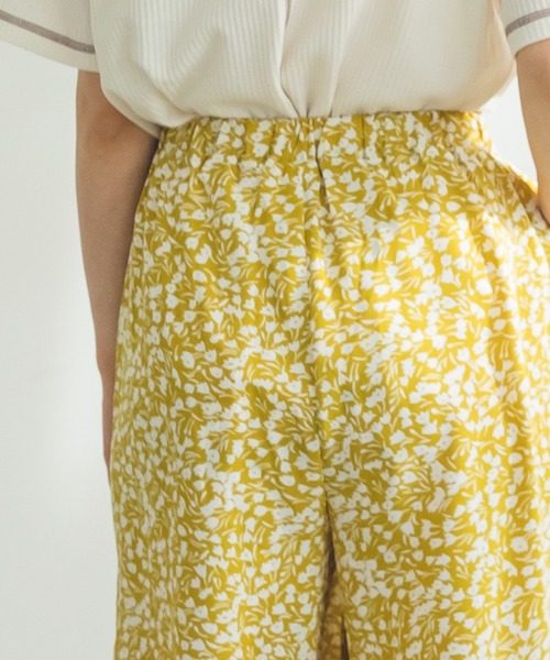 pairmanon（ペアマノン）の「総柄裾フレアガウチョパンツ（その他パンツ・レディース・イエロー系その他/ホワイト系その他2/ブルー系その他/テラコッタ/ブラウン系その他3・FREE）」の14枚目の写真