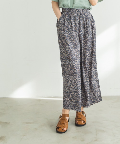 pairmanon（ペアマノン）の「総柄裾フレアガウチョパンツ（その他パンツ・レディース・イエロー系その他/ホワイト系その他2/ブルー系その他/テラコッタ/ブラウン系その他3・FREE）」の16枚目の写真