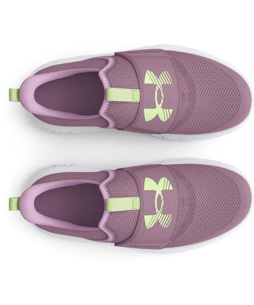 UNDER ARMOUR(アンダーアーマー)の「UAフラッシュ(ランニング/KIDS)(スニーカー・キッズ・パープル・19.0cm/21.5cm/22.0cm/21.0cm/20.0cm/16.5cm)」の3枚目の写真