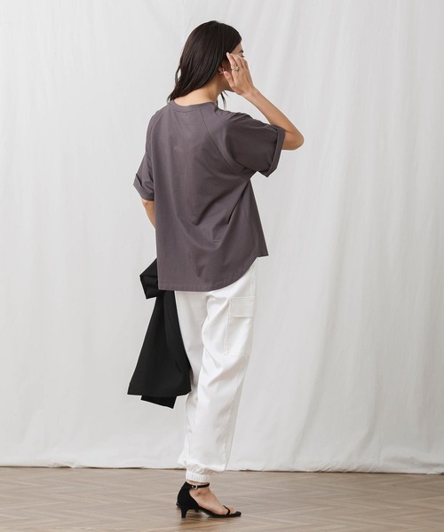 Gready Brilliant（グレディブリリアン）の「ＴＥ混ＳＴＲカーゴパンツ（カーゴパンツ・レディース・ブラック/オフホワイト・FREE）」の13枚目の写真