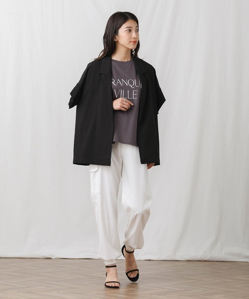 Gready Brilliant（グレディブリリアン）の「ＴＥ混ＳＴＲカーゴパンツ（カーゴパンツ・レディース・ブラック/オフホワイト・FREE）」の21枚目の写真