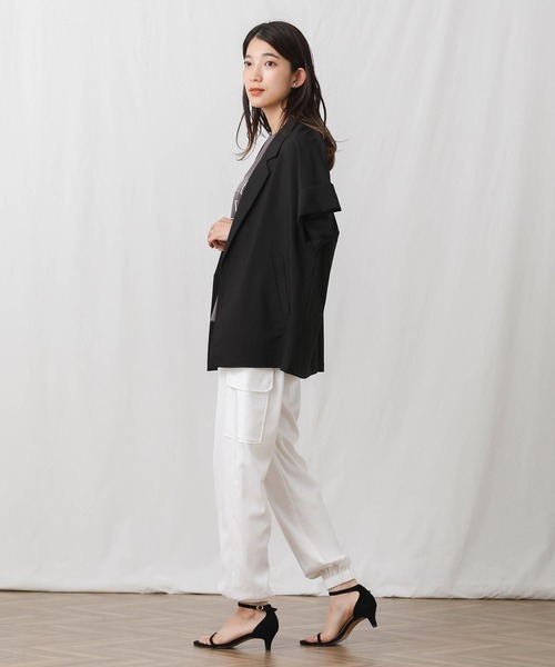 Gready Brilliant（グレディブリリアン）の「ＴＥ混ＳＴＲカーゴパンツ（カーゴパンツ・レディース・ブラック/オフホワイト・FREE）」の19枚目の写真