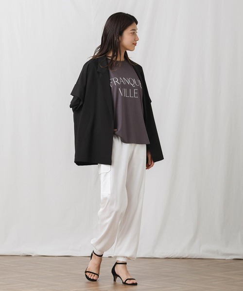 Gready Brilliant（グレディブリリアン）の「ＴＥ混ＳＴＲカーゴパンツ（カーゴパンツ・レディース・ブラック/オフホワイト・FREE）」の20枚目の写真