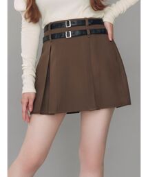 EATME | ダブルベルトタックスカート(スカート)