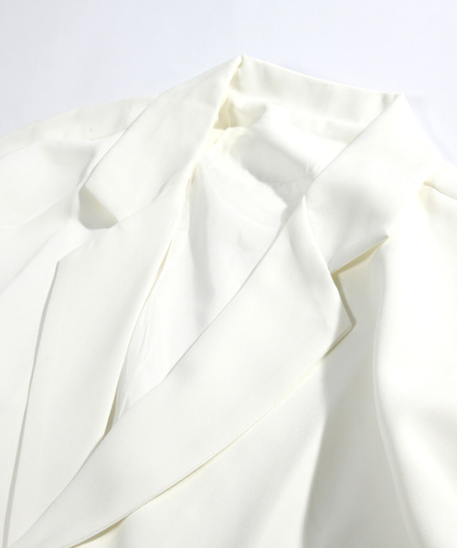 neos（ネオス）の「【neos -addictive design-】ルーズシルエット パッドロック チャーム テーラード ジャケット（テーラードジャケット・メンズ・ホワイト/ブラック・LARGE/MEDIUM/X-LARGE）」の16枚目の写真