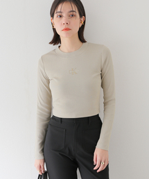 【Calvin Klein Jeans / カルバン クライン ジーンズ】A-LS MONOROGO BABY TEE