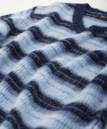 EDIFICE | シャギーボーダー Vネックニット(ニット/セーター)