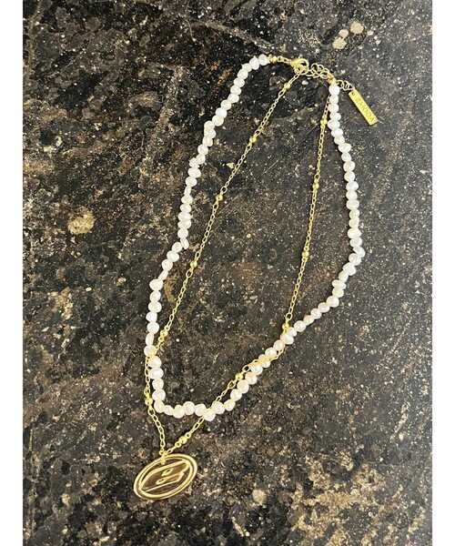 EMODA（エモダ）の「マークポイントパールネックレス（ネックレス・レディース・シルバー/ゴールド・FREE）」の5枚目の写真