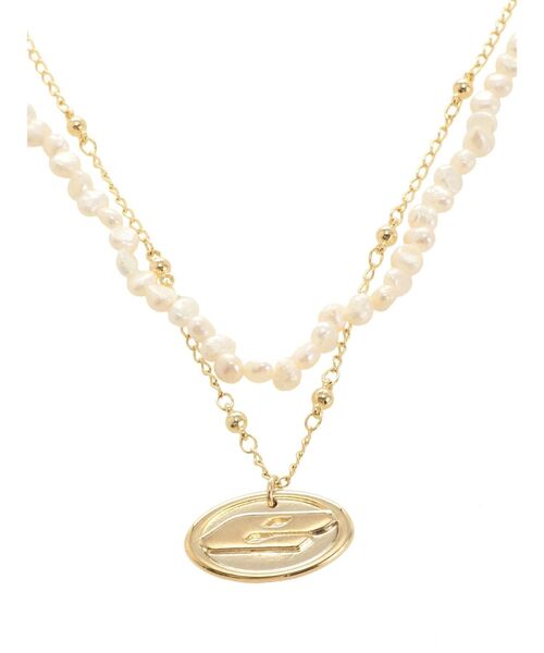 EMODA（エモダ）の「マークポイントパールネックレス（ネックレス・レディース・シルバー/ゴールド・FREE）」の6枚目の写真